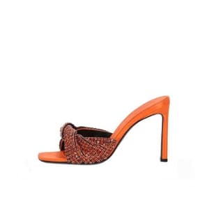 세르지오 로시 여성 오렌지 뮬 - Sergio Rossi Womens Orange Mule…