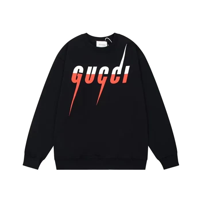 구찌 남성 베이직 블랙 맨투맨 - Gucci Mens Black Tshirts - gu10… - 1