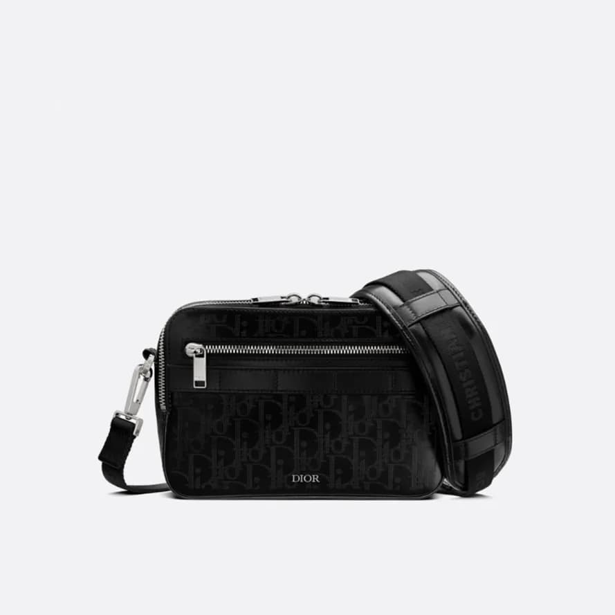 디올 남성 오블리크 사파리 메신저 백 【매장-410만원대】- Dior Mens Black … - 1