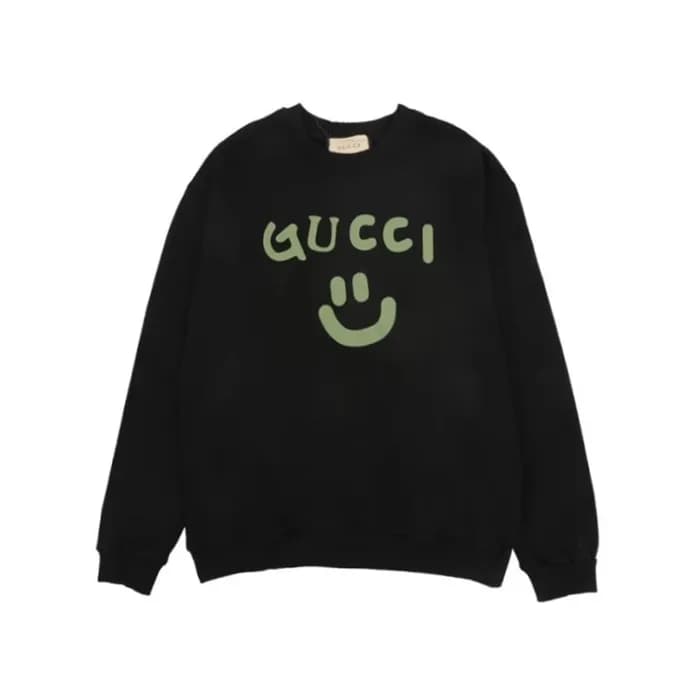 구찌 남성 베이직 블랙 맨투맨 - Gucci Mens Black Tshirts - gu11… - 1