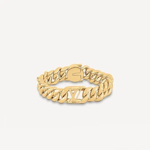 루이비통 여성 골드 팔찌 - Louis vuitton Womens Gold Bangle -… - 1