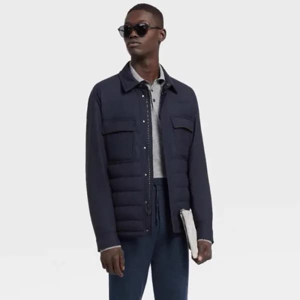 에르메네질도 제냐 남성 구스 다운 자켓 - Ermenegildo Zegna Mens Jac… - 1