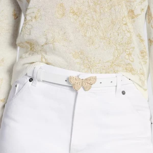 디올 여성 화이트 벨트 - Dior Womens White Belts - be05x - 1