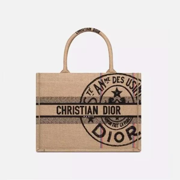 디올 여성 베이지 북토트 - Dior Womens Beige Book Tote - dib7… - 1