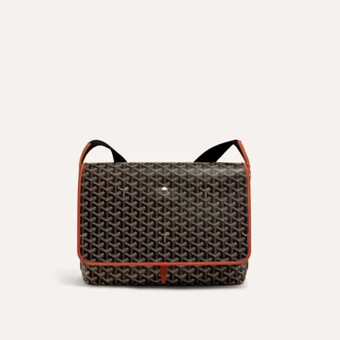 고야드 남성 블랙 탄 카페티엔 메신저 백 - Goyard Mens Capetien Bag … - 1