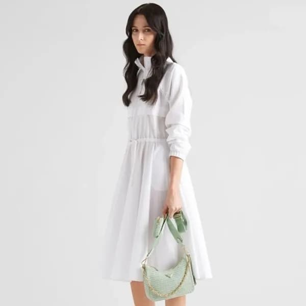 프라다 여성 민트 라탄 백 - Prada Womens Mint Cross Bag - prb… - 1