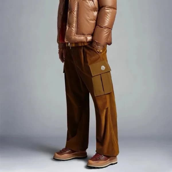 몽클레어 남성 브라운 팬츠 - Moncler Mens Brown Pants - moc467… - 1