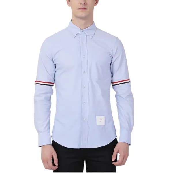 톰브라운 남성 클래식 셔츠 - Thom Browne Mens Dress Shirts - t… - 1