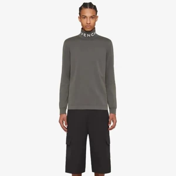 지방시 남성 터틀넥 맨투맨 - Givenchy Mens Turtle-neck Tshirts… - 1