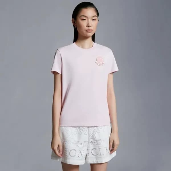 몽클레어 여성 라운드 반팔 티셔츠 - Moncler Womens Round Tshirts … - 1