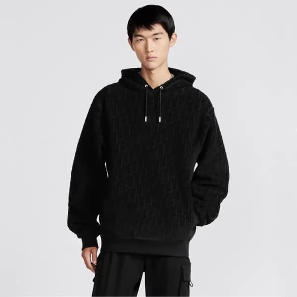 디올 남/녀 블랙 후드티 - Dior Unisex Black Hoodie - dic1958… - 1