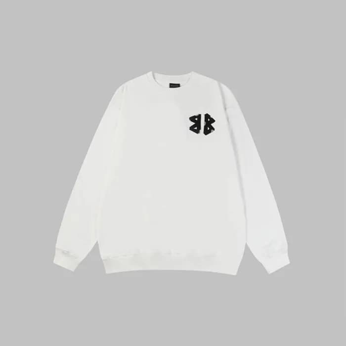 발렌시아가 남성 화이트 맨투맨 - Balenciaga Mens White Tshirts -… - 1