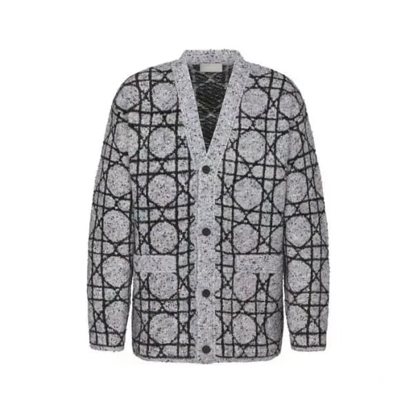 디올 남성 브이넥 가디건 - Dior Mens V-neck Cardigan - dic250… - 1