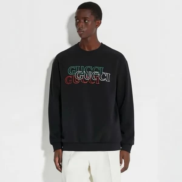 구찌 남성 라운드 긴팔티 - Gucci Mens Round Tshirt - guc4199x - 1