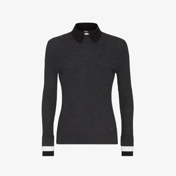 펜디 여성 폴로 스웨터 - Fendi Womens Polo Sweater - fec4695… - 1