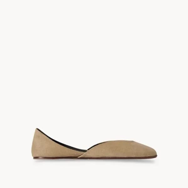 더 로우 여성 젬마 스웨이드 발레 슈즈 - The Row Womens Gemma Suede… - 1