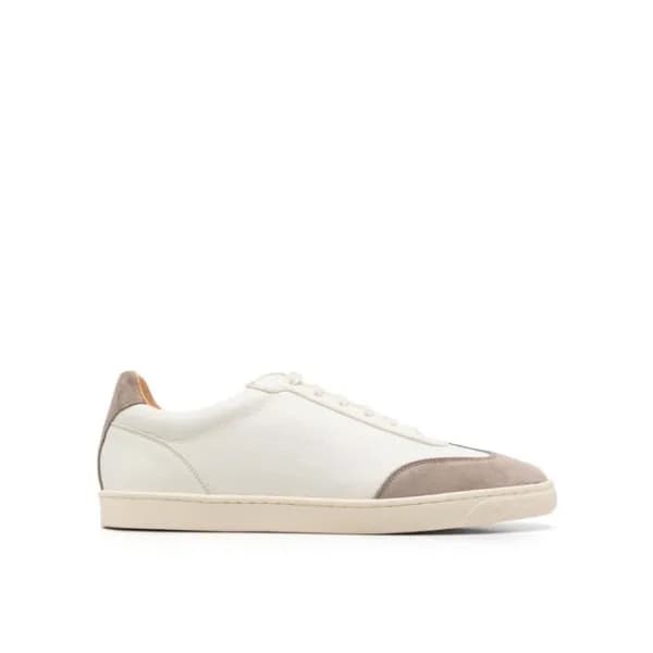 브루넬로쿠치넬리 남성 레더 스니커즈 - Brunello Cucinelli Mens Snea… - 1