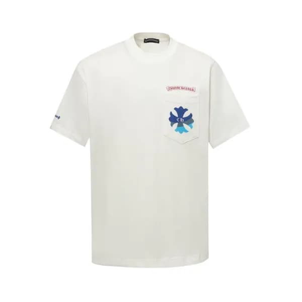 크롬하츠 남성 라운드 반팔티 - Chrom Hearts Mens Round Tshirt -… - 1