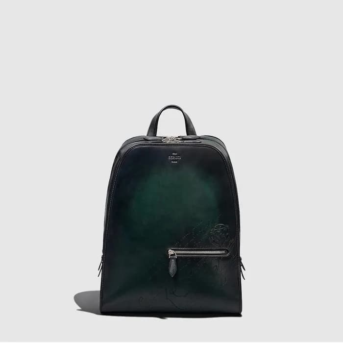 벨루티 남성 레더 백팩 - Berluti Mens Leather Backpack - beb… - 1
