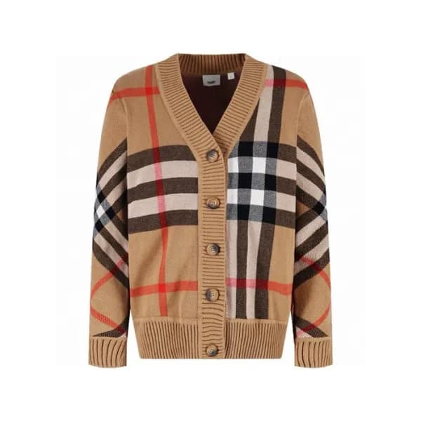 버버리 남성 브이넥 가디건 - Burberry Mens V-neck Cardigan - b… - 1