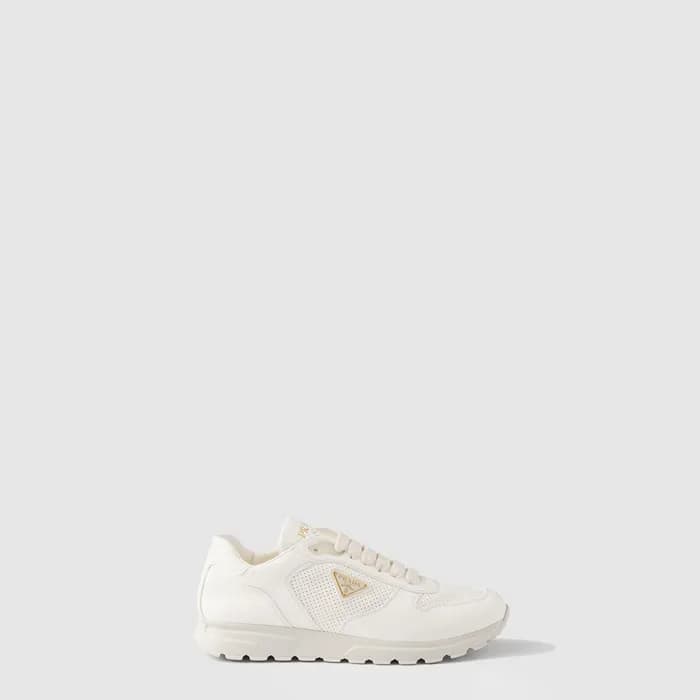 프라다 여성 프랙스 2.0 가죽 스니커즈 - Prada Prax 2.0 Leather Sn… - 1