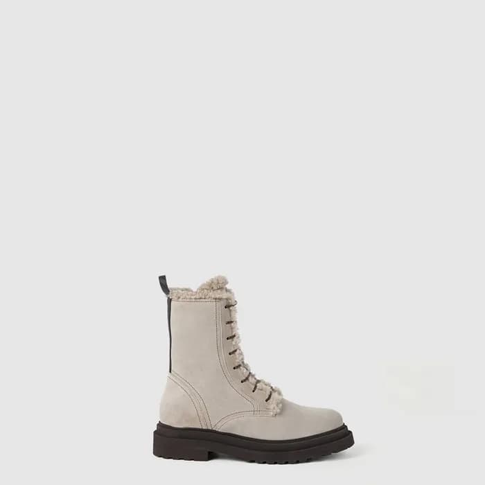 브루넬로쿠치넬리 여성 루프 스웨이드 부츠 - Brunello Cucinelli Womens… - 1