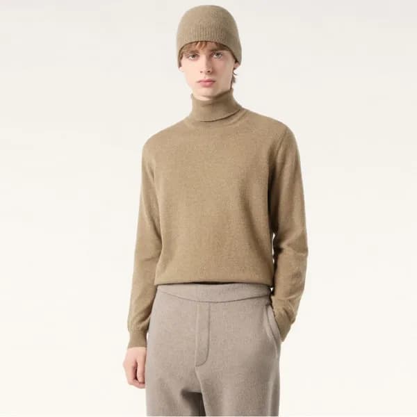 로로피아나 남성 터틀넥 스웨터 - Loro Piana Mens Turtle-neck Swe… - 1