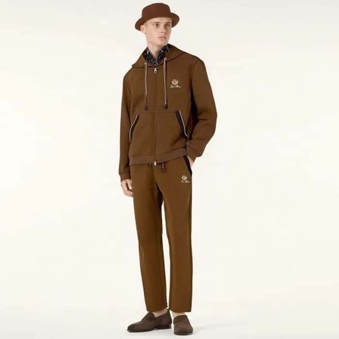 로로피아나 남성 브라운 트레이닝복 - Loro Piana Mens Brown Sweat s…