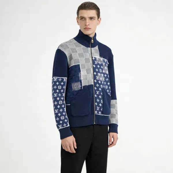 루이비통 남성 니트 자켓 - Louis vuitton Mens Knit Jacket - l… - 1
