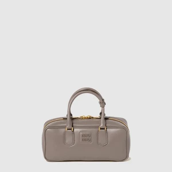 미우미우 여성 아르카디 가죽 백 - Miumiu Womens Arcadi Leather B… - 1