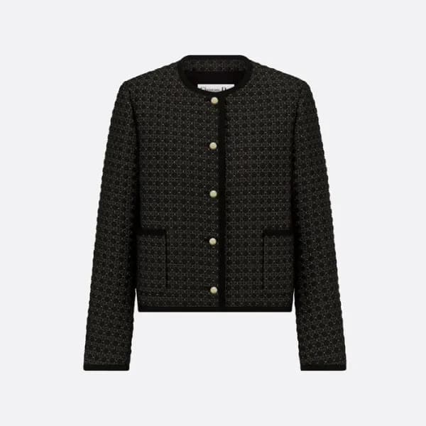 디올 여성 매크로까나쥬 크롭 재킷 - Dior Womens Macrocannage Crop… - 1