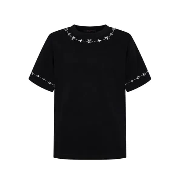 루이비통 남성 라운드 반팔 티셔츠 - Louis vuitton Mens Round Tshi… - 1