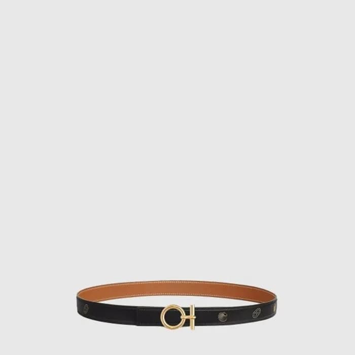에르메스 여성 플로트 벨트 버클 리버서블 가죽 스트랩 - Hermes Womens Flot Belt Buckle Reversible Leather Strap - bel682x - 1