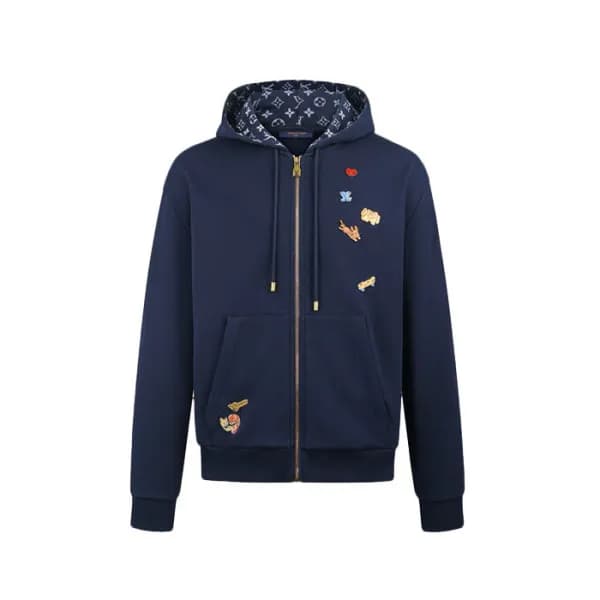 루이비통 남성 집업 후드티 - Louis vuitton Mens Zip-up Hooded - lvc16862x - 1