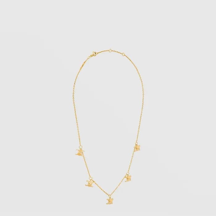 셀린느 여성 트리옹프 스터드 네크리스 - Celine Womens Triomphe Stud Necklace - acc10525x - 1
