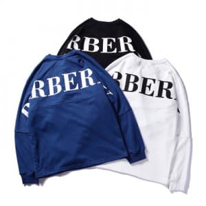 BURBERRY 2018 LOGO COTTON ROUND HOOD TEE - 버버리 로고 … - 1