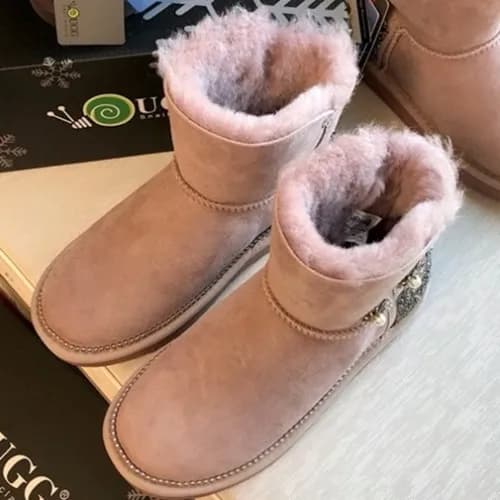 UGG 2018 LADIES SNAILCLASSIC PEARL ANKLE BOOTS - U… - 1
