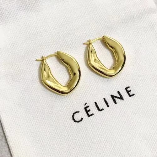 CELINE Yellow Gold Earring - 셀리느 여성용 18k도금 옐로우 골드 … - 1
