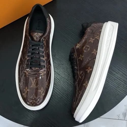 LOUIS VUITTON 2018 MENS LEATHER SKEAKERS - 루이비통 남성… - 1