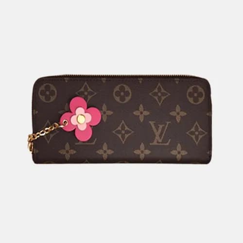 Louis Vuitton 2018 Ladies Clemence Wallet Flower M… - 1