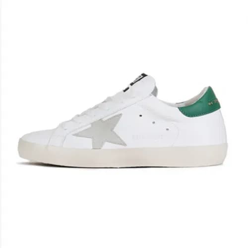 Golden Goose 2018 Superstar Gold Logo and Green Ta… - 1