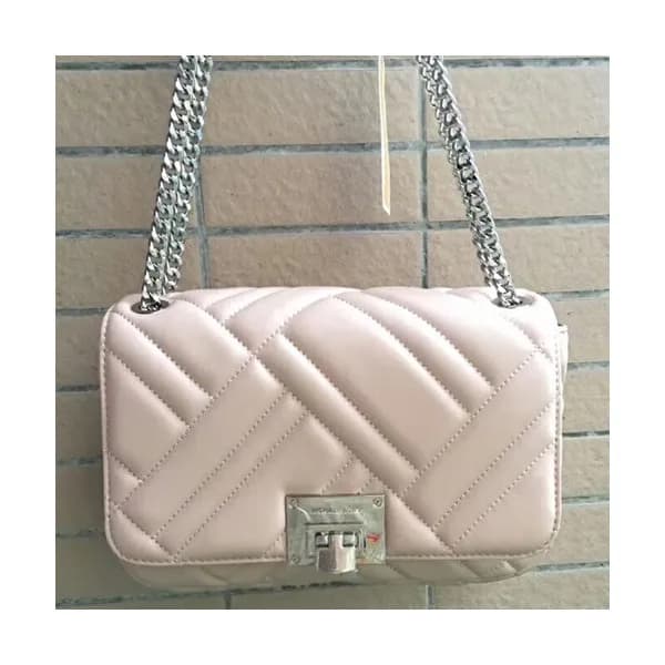 Michael Kors 2018 Leather Chain Shoulder Bag,26cm … - 1