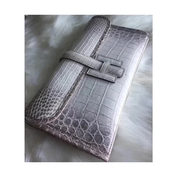 Hermes Crocodile Leather Clutch Bag ,29cm - 에르메스 크… - 1