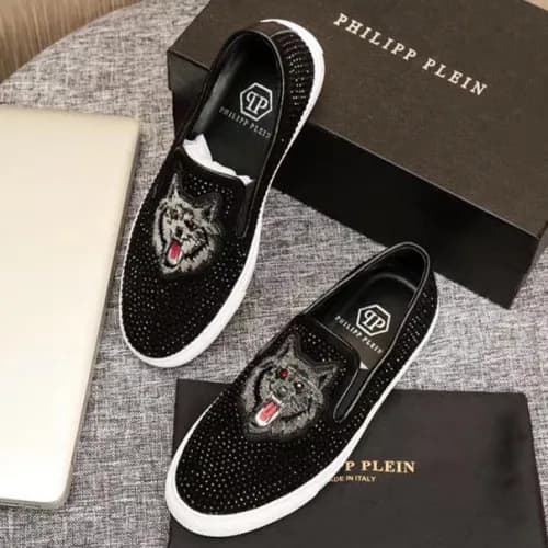 Philipp plein 2018 Mens Ninja Slip-on Black - 필립플레… - 1