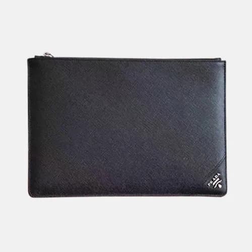 Prada Saffiano Mens Clutch Bag ,28CM - 프라다 사피아노 남성… - 1