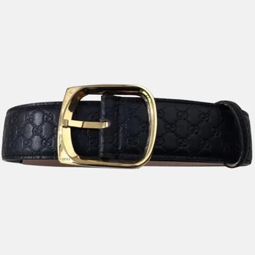 Gucci 2019 Mens Business Classic Buckle Leather Be… - 1