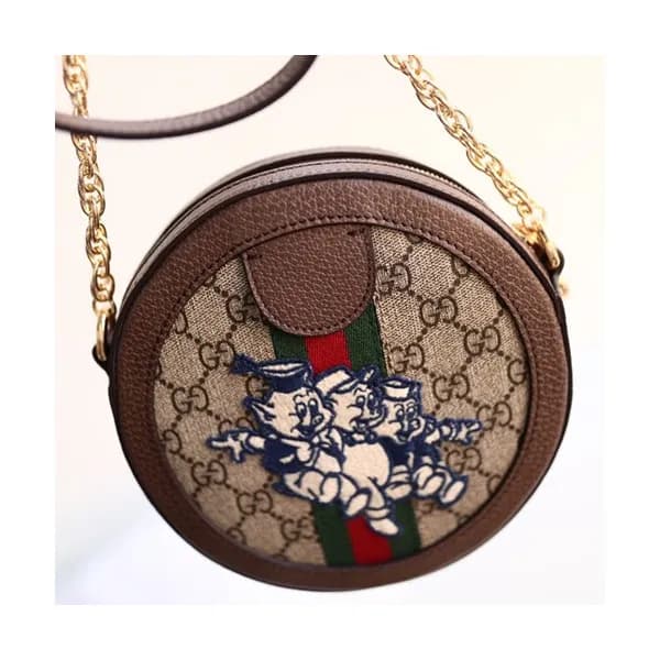 Gucci GG Ophidia Mini Round Women Shoulder Bag,18… - 1