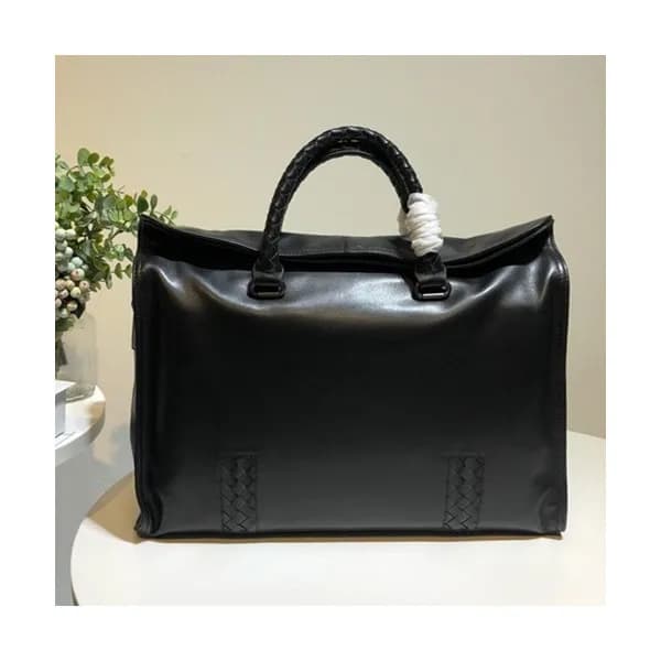 Bottega Veneta Leather Black Mens Business ,41cm -… - 1