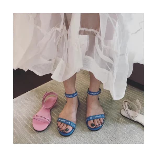 Balenciaga 2019 Womens Logo Strap Sandal - 발렌시아가 여… - 1