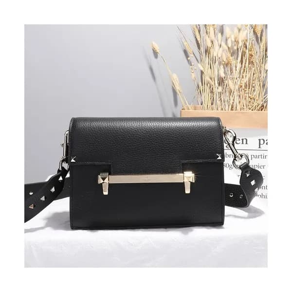Valentino 2019 Leather Shoudler Cross Bag,22.5CM … - 1